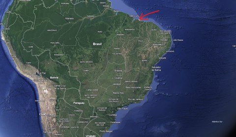 parque nacional de lencois maranhenses mapa