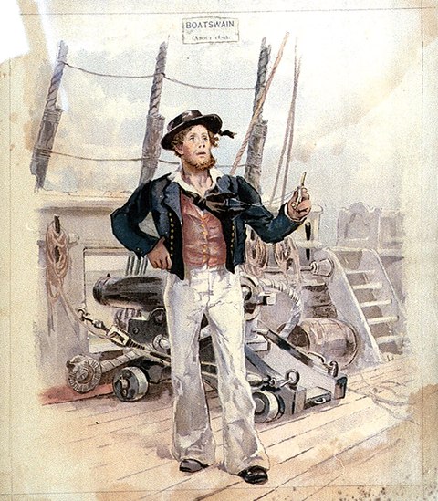 royal navy boatswain 1820