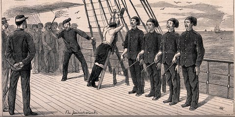 brutales formas de castigar marineros en el mar featured