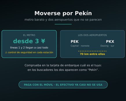 como moverse por pekin