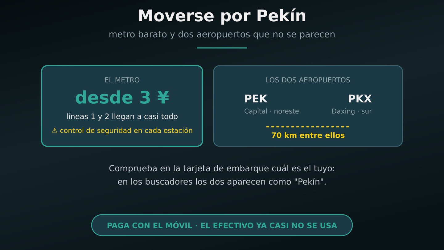 como moverse por pekin