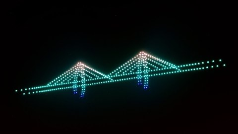 como ver show drones china