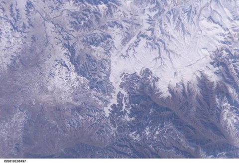 imagen gran muralla desde el espacio