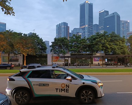 taxi sin conductor shenzhen