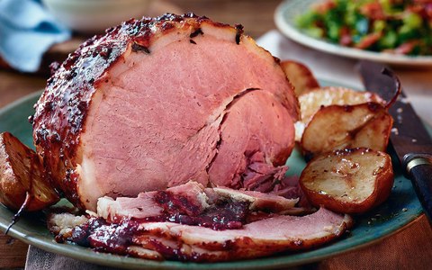 baked ham comida tipica semana santa estados unidos