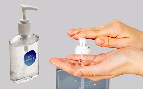 como usar hand sanitizer