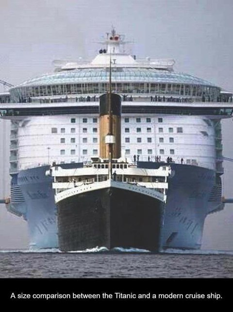 titanic vs crucero