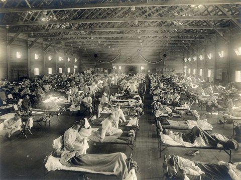 gripe espanola estados unidos campamento funston kansas
