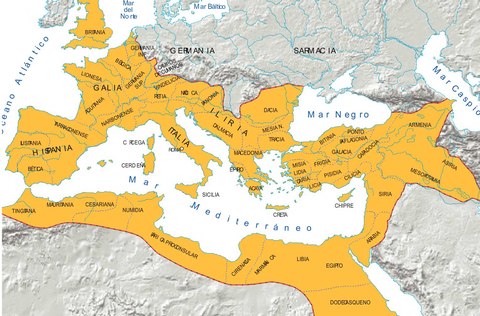 mapa imperio romano
