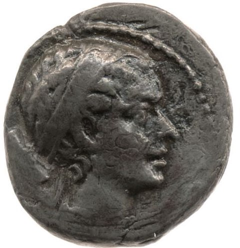 cleopatra coins minted alexandria c 44 bc silver