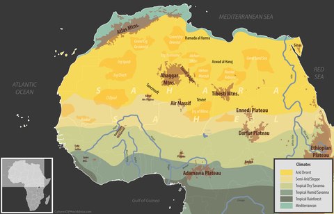 sahara map
