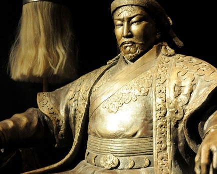 el ejercito de gengis khan probablemente mato mas personas que hitler