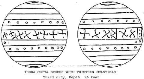 bolas terracota excavaciones schliemann troya