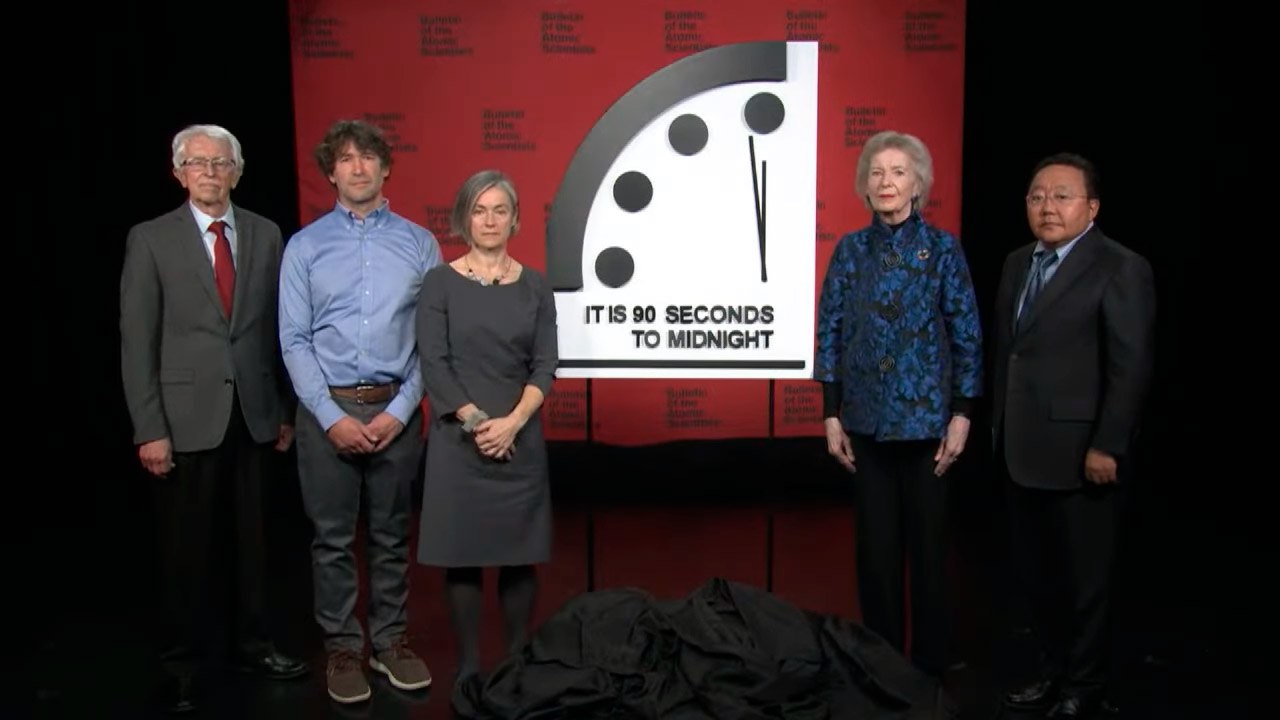 el reloj del apocalipsis doomsday clock