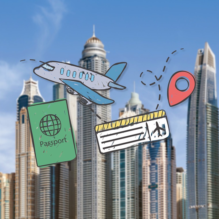 visado dubai abu dhabi emiratos arabes unidos