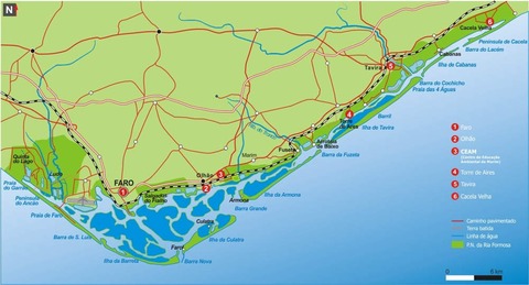map ria formosa