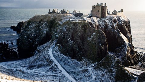 dama de verde del castillo dunnottar escocia
