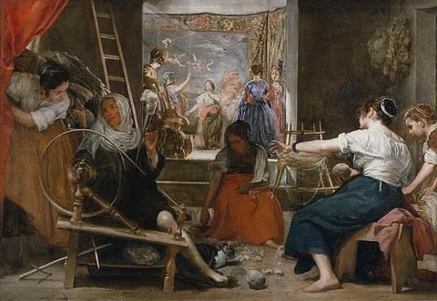 las hilanderas 1657 diego velazquez