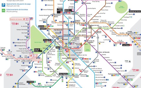 plano metro madrid