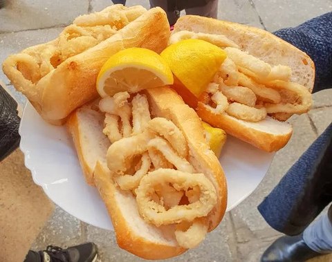 bocata de calamares