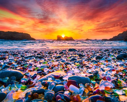 glass beach california
