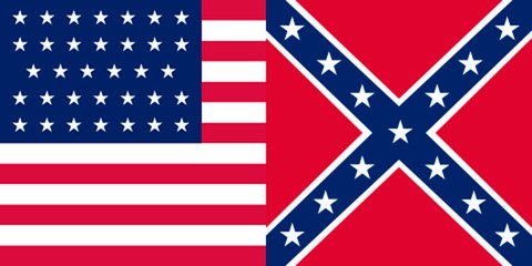 banderas guerra civil americana