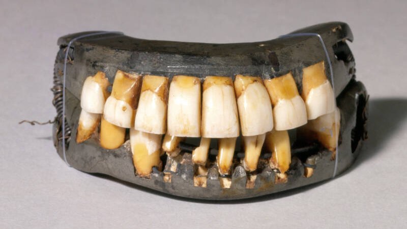 la historia de la dentadura de george washington