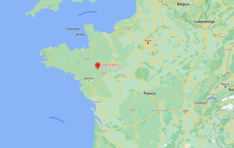 mapa la mine bleue