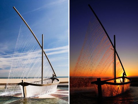 barco de agua