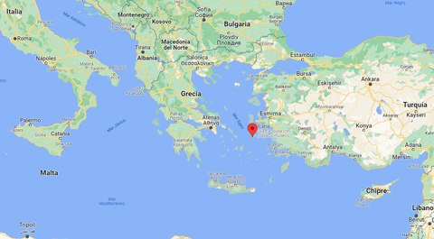 icaria mapa