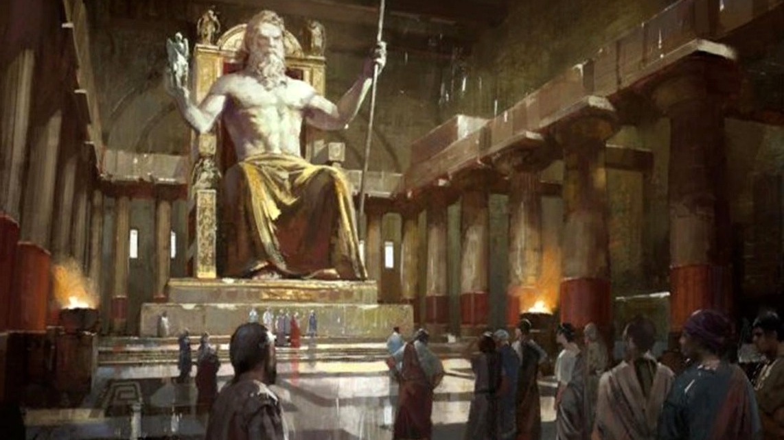 la estatua zeus olimpia