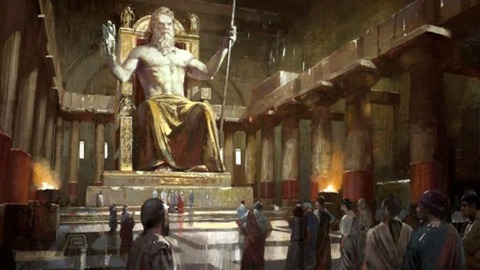 la estatua zeus olimpia