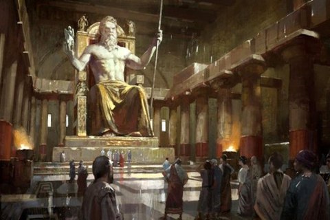 la estatua zeus olimpia