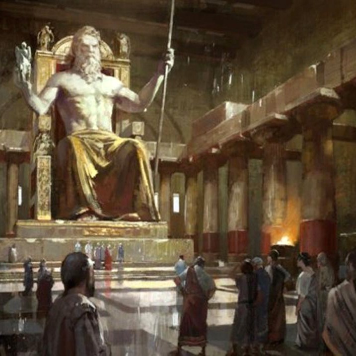 la estatua zeus olimpia