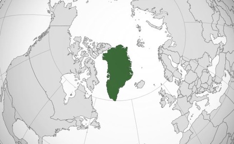 mapa groenlandia