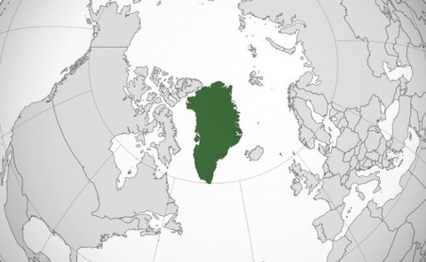 mapa groenlandia
