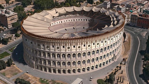 asi se veian y se ven famosas estructuras romanas antiguas pasado y presente