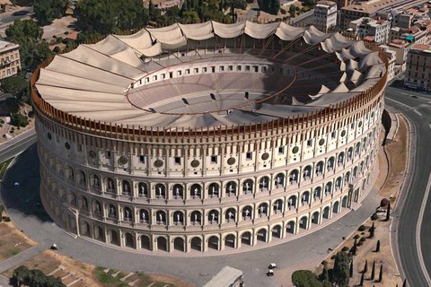 asi se veian y se ven famosas estructuras romanas antiguas pasado y presente