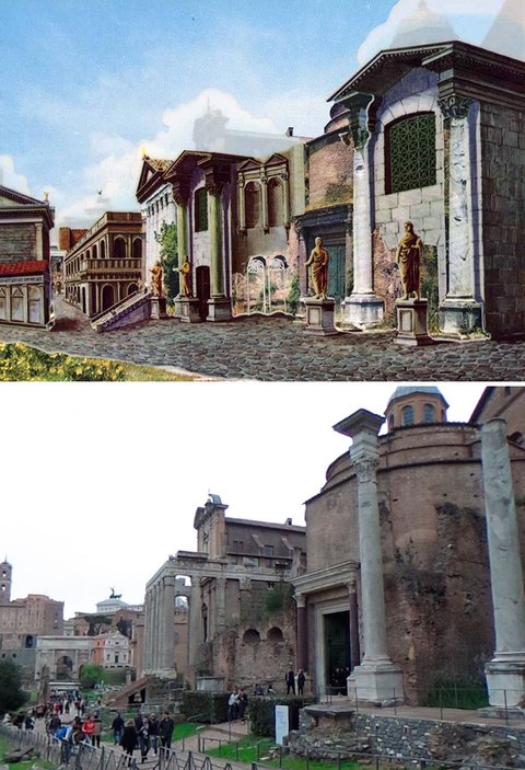basilica de santi cosma e damiano pasado y presente