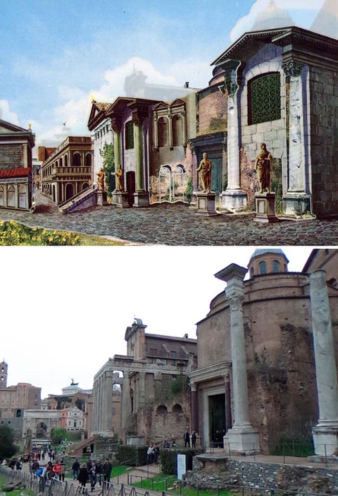 basilica de santi cosma e damiano pasado y presente