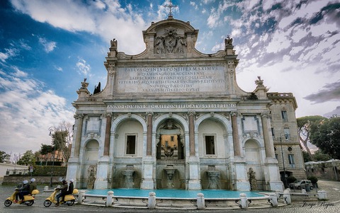 fontana dell acqua paola