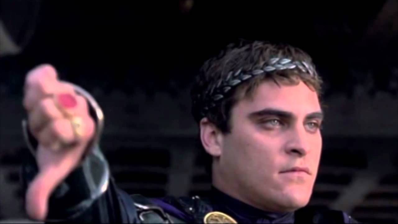 la verdad sobre los gladiadores y el pulgar