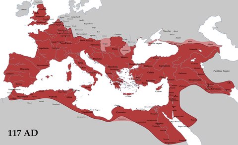 roman empire trajan 117 ad