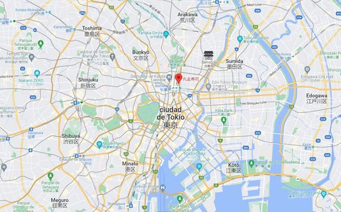 akiba fukurou cafeteria con buhos en tokio mapa