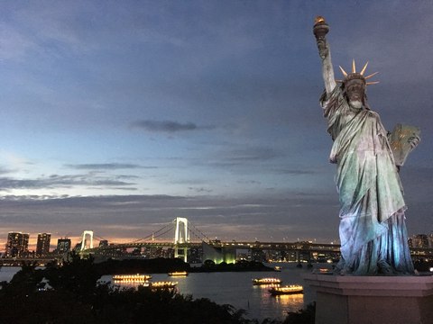 barrio odaiba tokio japon