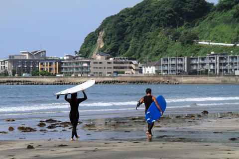 playa de yuigahama japon