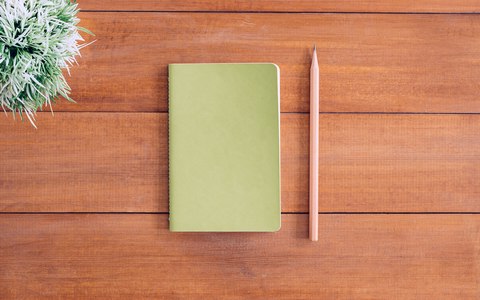 cuaderno para organizar el viaje