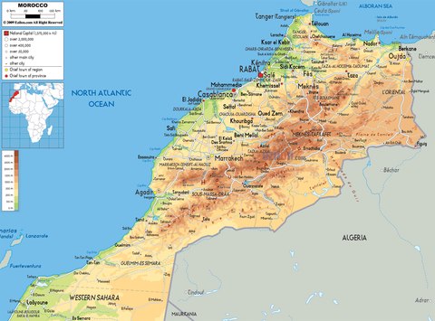 marruecos mapa