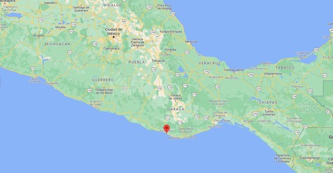 mapa puerto escondido
