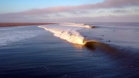 skeleton bay la interminable ola de namibia